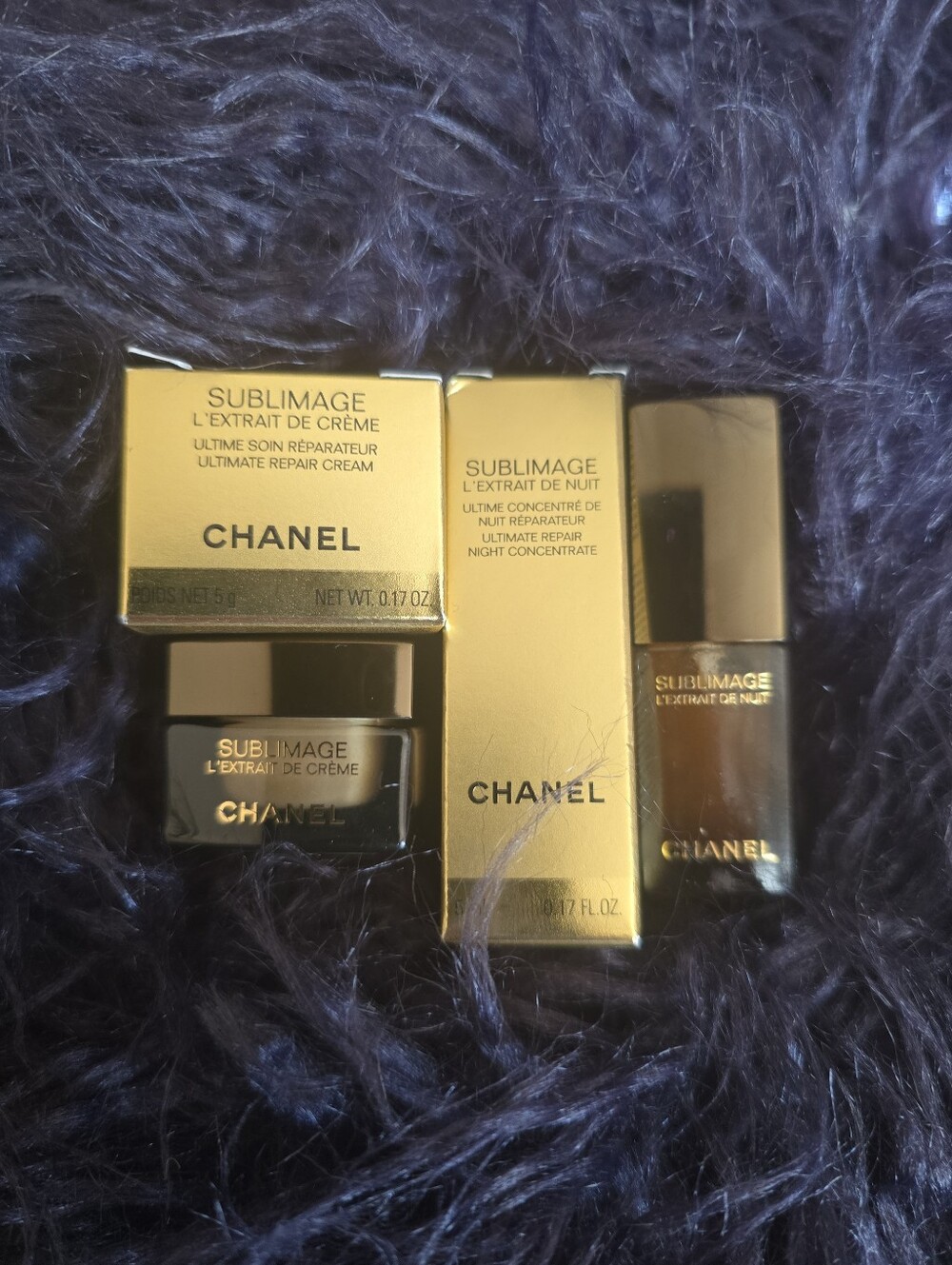 CHANEL Sublimage L'Extrait Skincare Set - Gold & Black